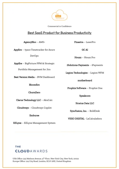 Shortlist Best SaaS Product for Business Productivity